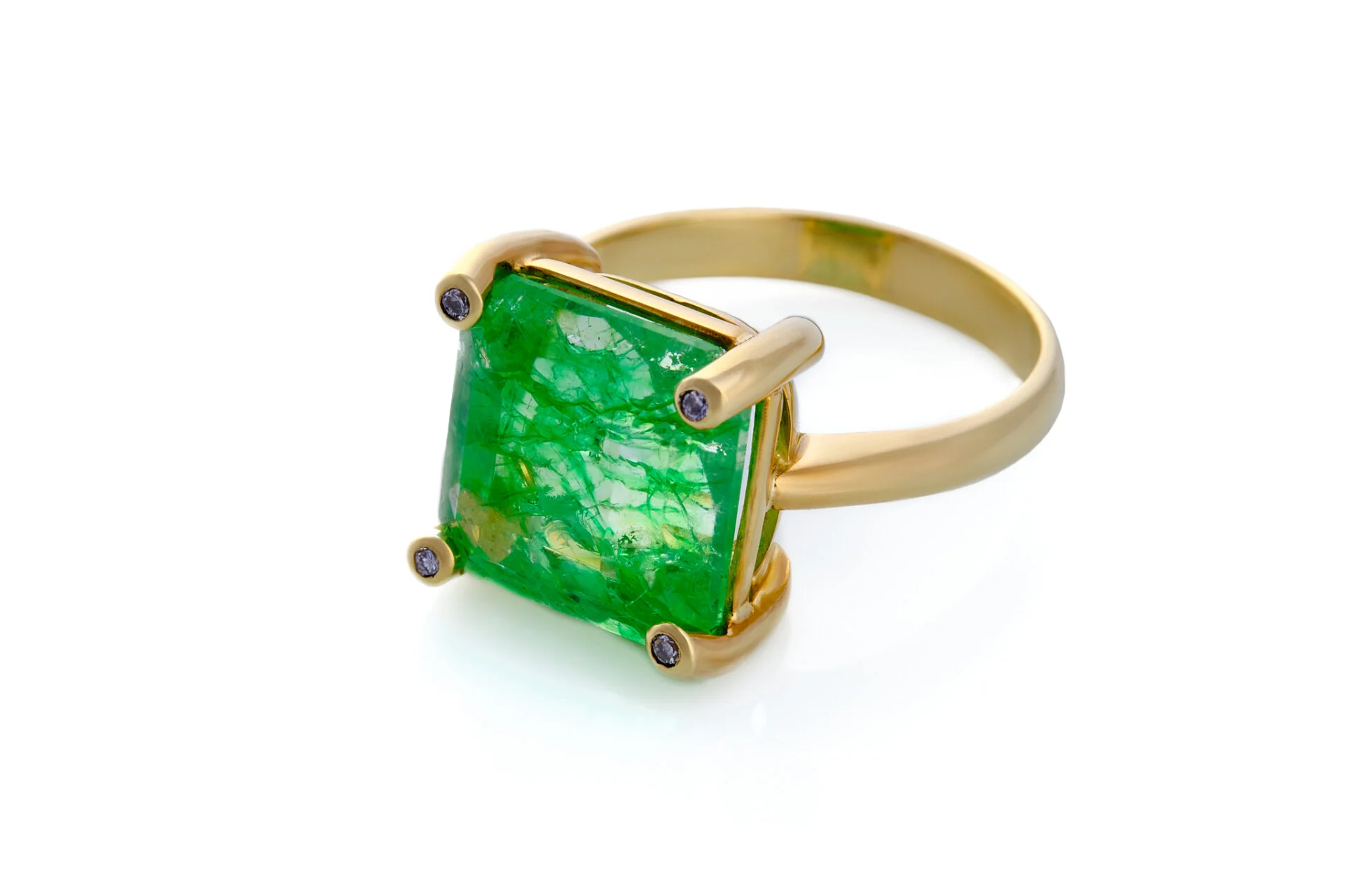 Prsten smaragd brilianty z100621 12.5.20210410
